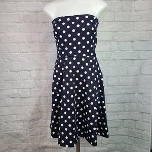 The Limited Strapless Polka Dot Dress Size Large